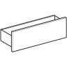 Настенная полка GEBERIT SMYLE SQUARE 500.362.00.1 45 см белый темно-серый
